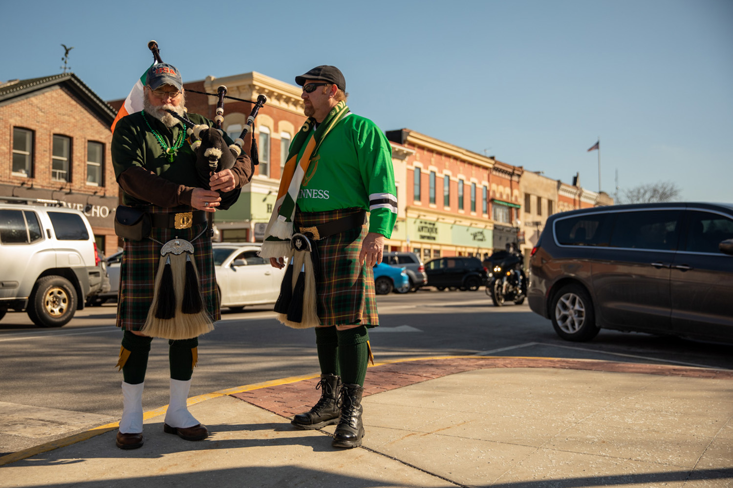 Bag Pipers On The Square In Crown Point Indiana